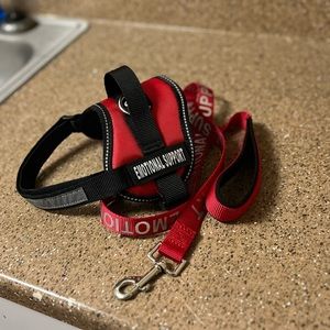 Emotional Support harness and leash